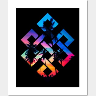 Geometric Summer Posters and Art